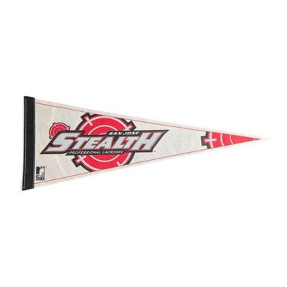 Vintage San Jose Stealth Professional Lacrosse Pennant Flag